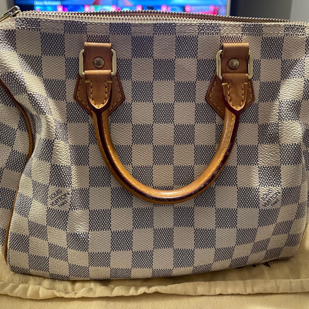 Speedy 25, Damier Azur-Preloved